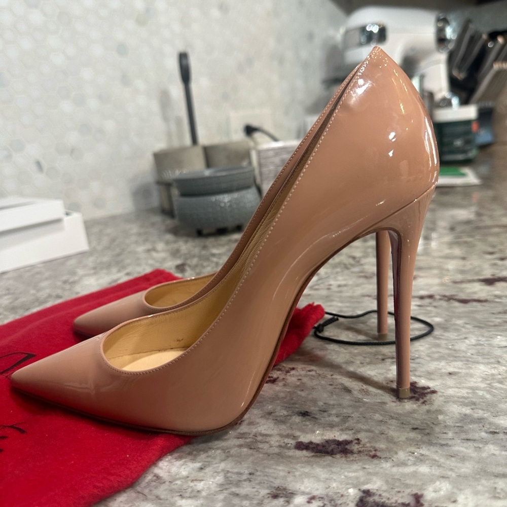 Christian Louboutin 100mm Kate Nude Heel